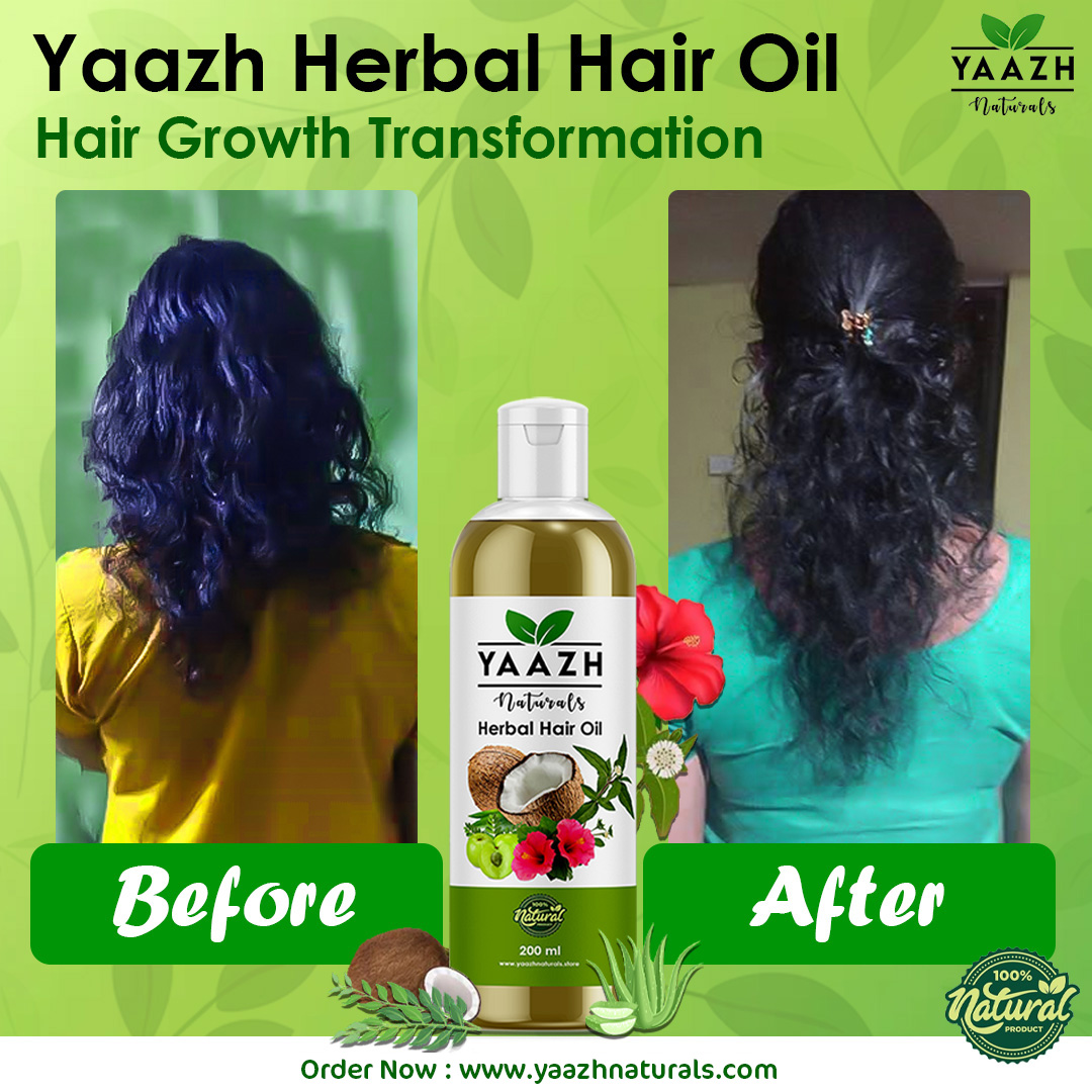 Yaazh Naturals Herbal Hair Oil - 200ml - Image 4